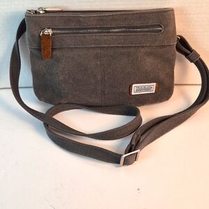 Travelon Women's Anti-Theft Heritage Small Crossbody - Gray